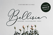 Bellisia Script + Bold Version, a Script Font by sizimon (Thumbnail 1 of 8)