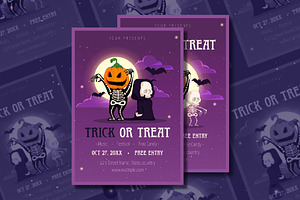 Spooky Halloween Party Flyer, a Templates & Theme by studiogstock