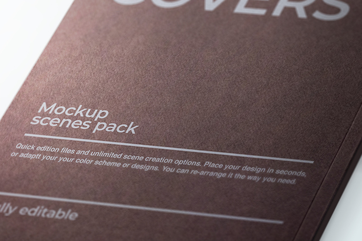 Book Cover Mockups, a Books & Magazine Mockup by Croma Studio (Photo 4 of 8)