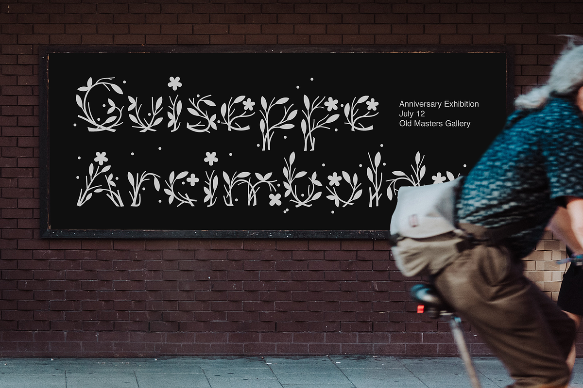 Fioritura font, a Font by Michael Rafailyk (Photo 3 of 8)