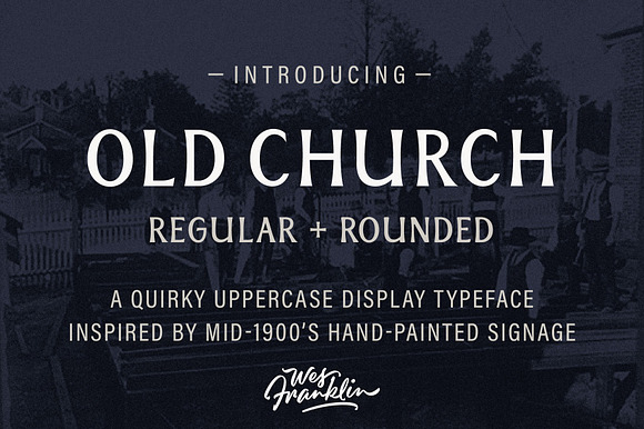 Old Church - Serif Display Typeface preview 8