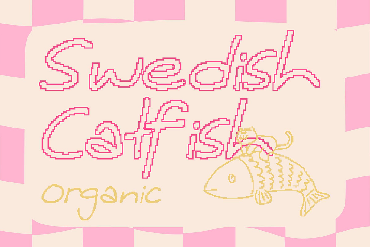 CS Martha Pixel, a Handwritten Font by Craft Supply Co. (Photo 3 of 8)