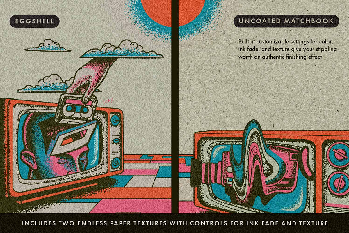 Dot Dreams for Procreate, a Brush Add-On by RetroSupply Co. (Photo 4 of 9)
