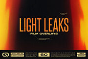 Light Leaks Film Overlays, a Texture Graphic by Cursedesign (Thumbnail 1 of 6)