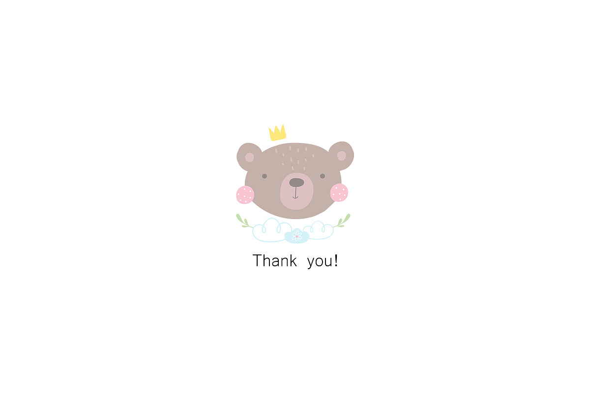 Cute baby animals collection., a Background Graphic by Irene_Boiko_ART (Photo 10 of 10)