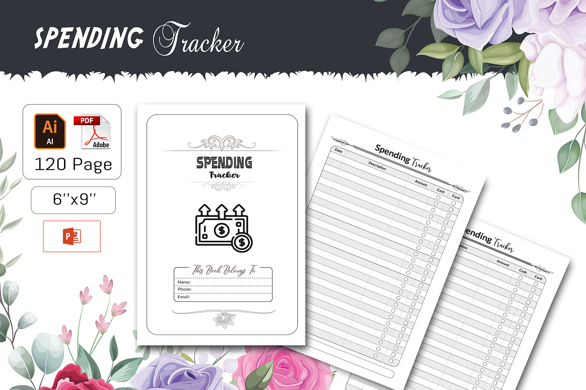 Spending Tracker, a Stationery Template by design_hut (Photo 1 of 3)
