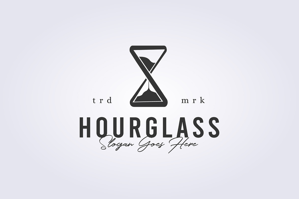 hourglass logo vector design icon, a Branding & Logo Template by Lodzrov