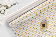 Watercolor Pineapple Patterns Set, a Pattern Graphic by Oksana Dovhopol Art (Thumbnail 9 of 11)