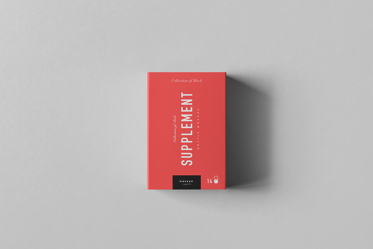 Supplement Jar & Box Mock-up 7, a Packaging Mockup by Yogurt86 (Photo 10 of 12)
