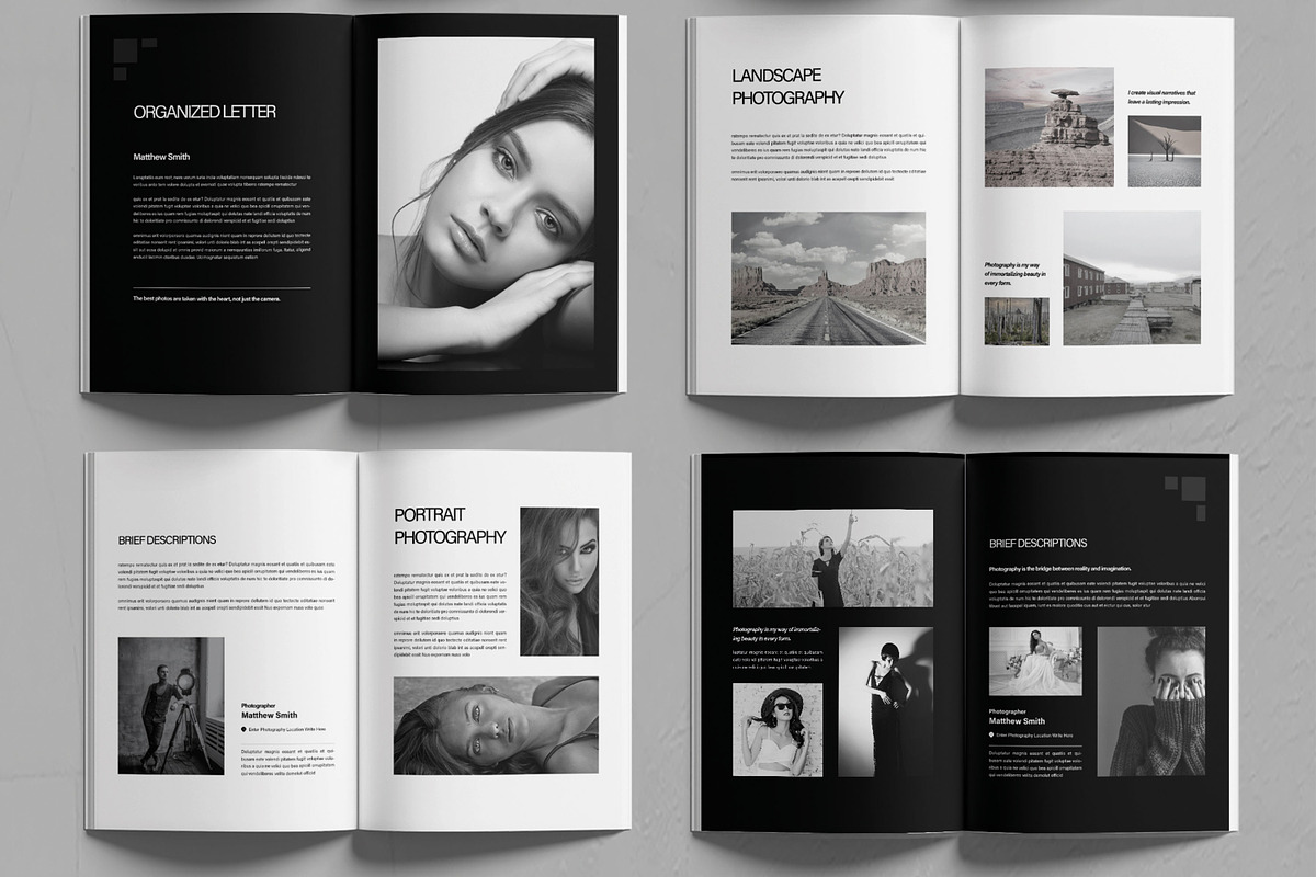 Photography Portfolio Design, a Brochure Template by MightyDesign (Photo 3 of 8)