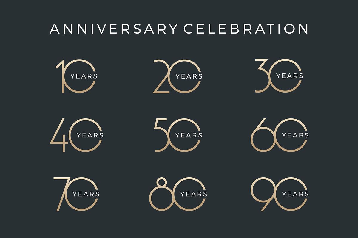 Celebration event design set., a Background Graphic by lettett (Photo 1 of 2)