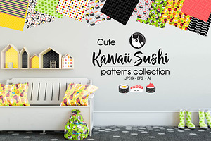 KAWAII SUSHI Pattern collection