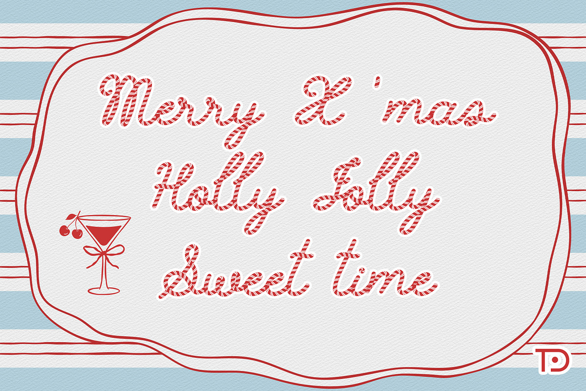 Tis De Candy Font Duo, a Script Font by Tanondesign (Photo 4 of 9)