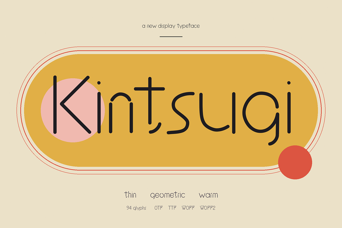 Kintsugi — Minimal Display Font, a Handwritten Font by Lettra Studio (Photo 1 of 15)