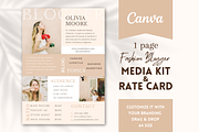Blogger Creative Media Press Kit, a Resume Template by Golden Horizons Studio (Thumbnail 1 of 11)