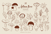 Whimsical Set Autumn Vibes, an Object Illustration by ViktoriyaD (Thumbnail 6 of 22)
