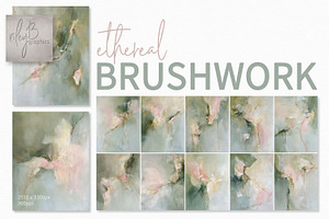 Ethereal Brushwork, a Decorative Illustration by rileyBgraphics