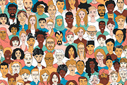 People of the World Pattern, a Person Illustration by VasilkovS (Thumbnail 2 of 8)