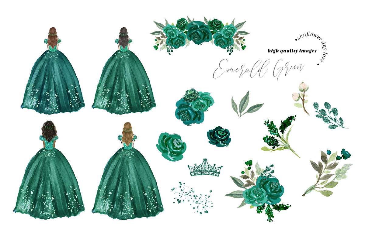 green emerald velvet dress Dark Green Ball Gown Evening Dresses with Cap Sleeves 2018 main image 1
