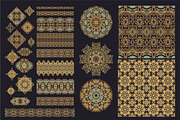 Big vector pack (borders, rosettes), a Decorative Illustration by Dainia (Thumbnail 2 of 2)