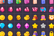 Icons_Coins_Gems_Hearts_Stars, an Icon by KartInnka (Thumbnail 1 of 10)