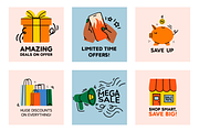 110+ shopping day clipart, a Finance Illustration by Zeukaa (Thumbnail 7 of 15)