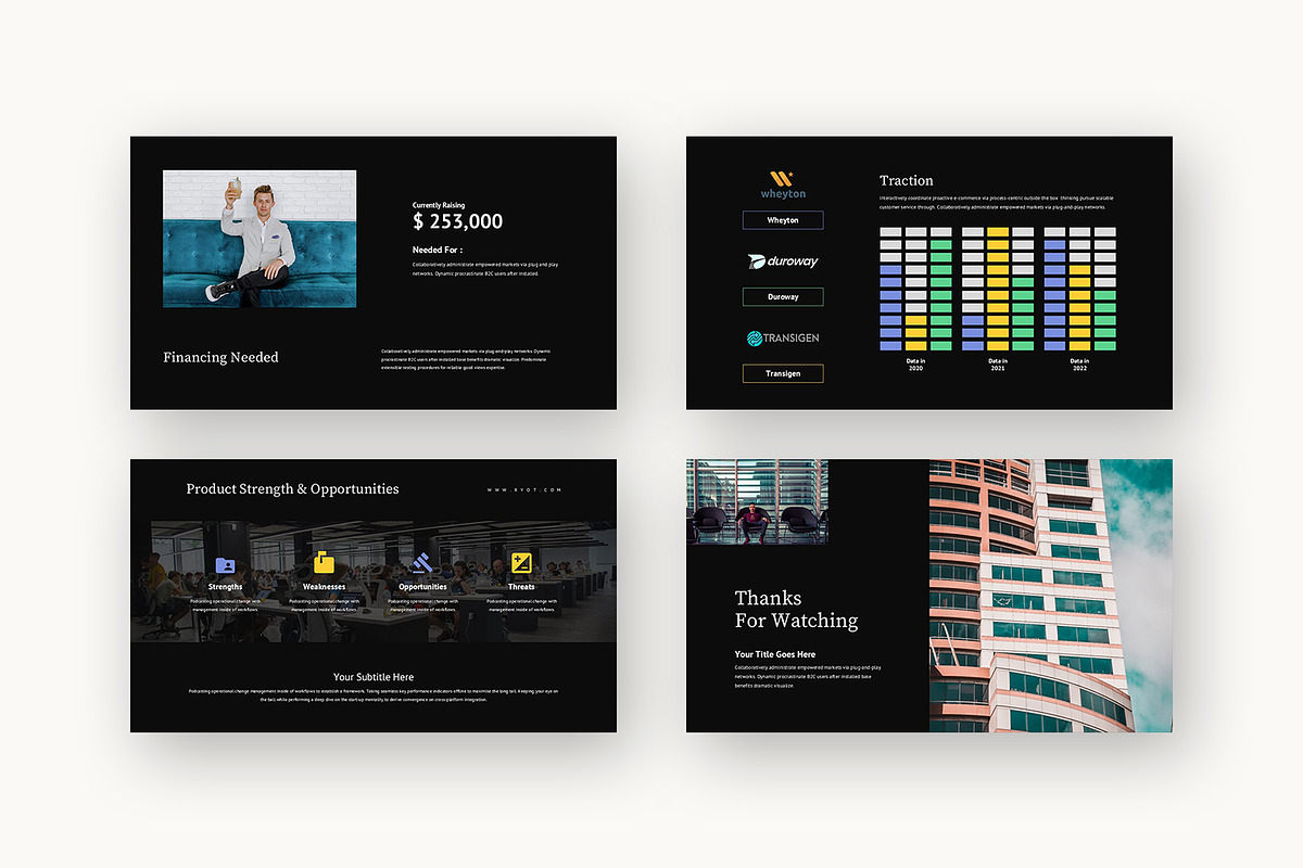 Ryot : Business Pitch Google Slides, a Presentation Template by Punkl Camp (Photo 16 of 16)