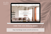 Soft & Feminine Wix Website Template, a Wix Template by Sechi Design Co (Thumbnail 4 of 5)