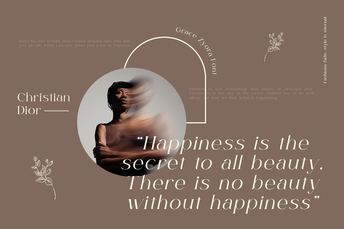 Grace Zyora - Luxury Modern Font, a Serif Font by roomspace creative lab (Photo 8 of 13)