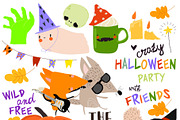 Cute Cartoon Set With Funny Animals, an Object Illustration by Maria Starus (Thumbnail 3 of 3)