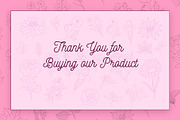 Botanical Vector Greenery & Flowers, a Decorative Illustration by FourLeafLover (Thumbnail 5 of 5)