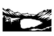 Serene Mountain Lake Vista, a Graphic by musafir_fashion (Thumbnail 13 of 14)