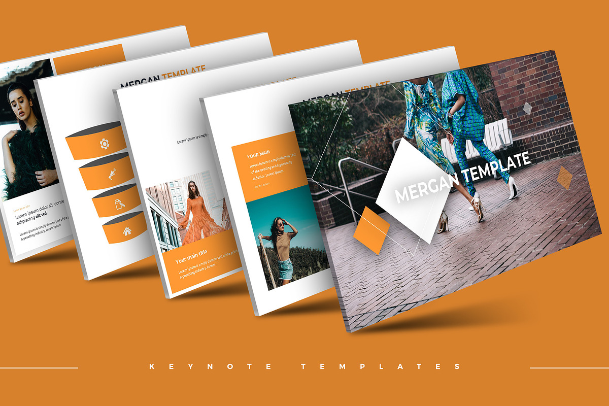 Mergan - Keynote Template, a Presentation Template by AQR Studio