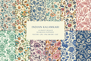 Indian Ethnic Traditional Patterns, a Pattern Graphic by ThePhoton (Thumbnail 1 of 10)