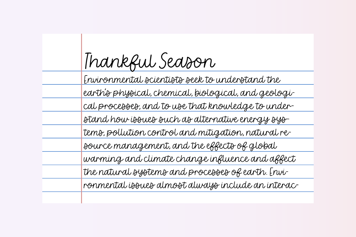 NOTEBOOK HANDWRITING Bundle Vol 4, a Handwritten Font by Blush Font Co. (Photo 6 of 10)