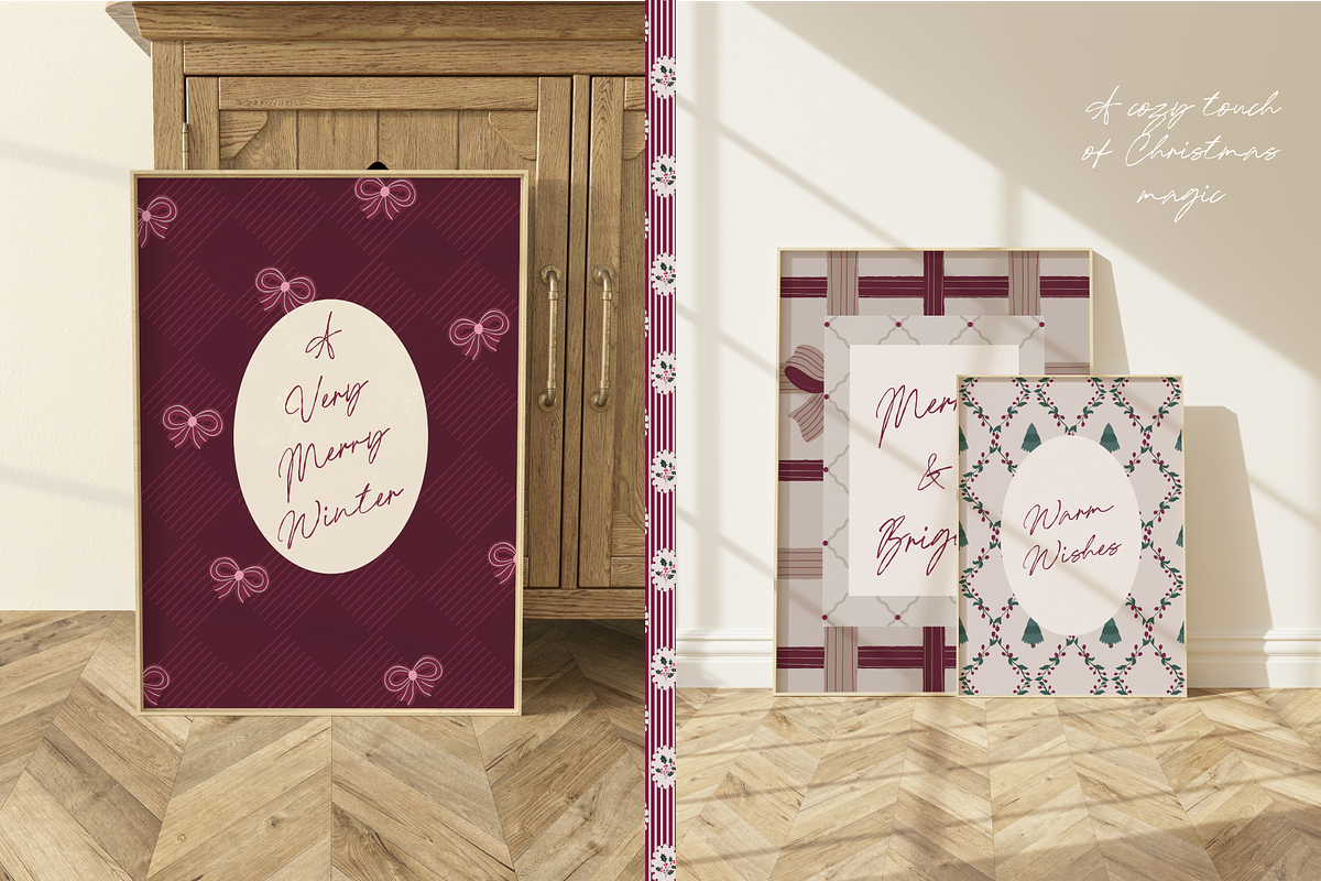 Christmas Backgrounds & Patterns, a Background Graphic by Animoon (Photo 17 of 17)