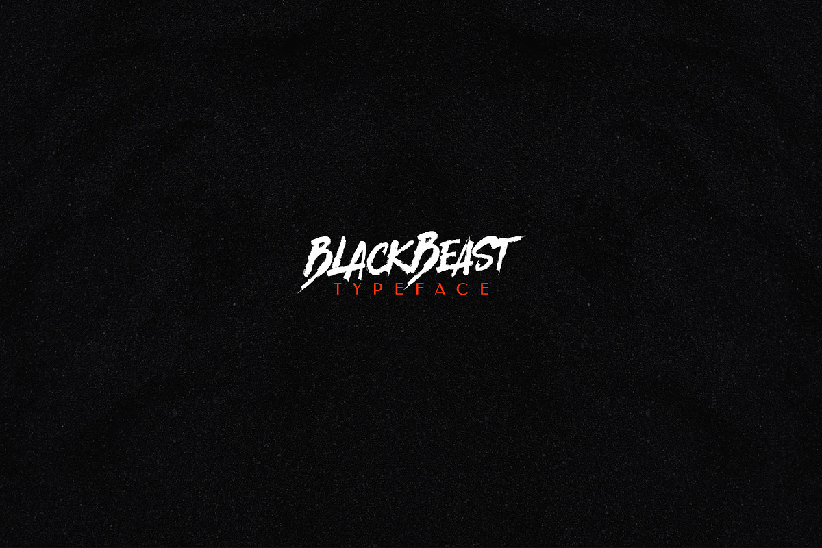 Black Beast Typeface preview 8