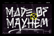 Brosnoirs - Textured Urban Style, a Handwritten Font by Arterfak Project (Thumbnail 3 of 13)