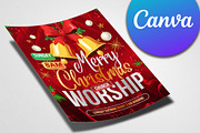Christmas Service Church Flyers, a Design Template by Design Up (Thumbnail 3 of 4)