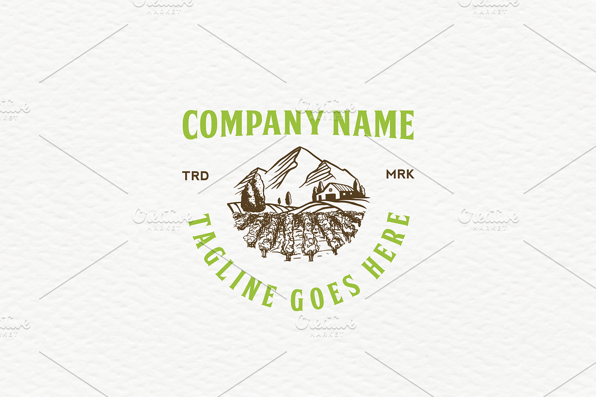 Wine Field, a Branding & Logo Template by lineandcircle (Photo 4 of 5)
