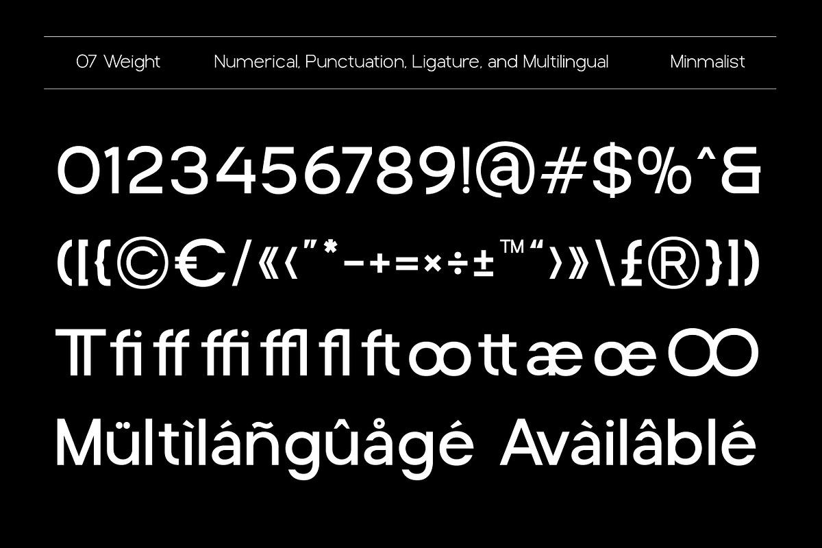 Ziftone - Minimalist Sans Serif Font, a Sans Serif Font by Flawless And Co (Photo 10 of 10)