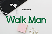 Walk Man, a Sans Serif Font by da_only_aan (Thumbnail 2 of 6)