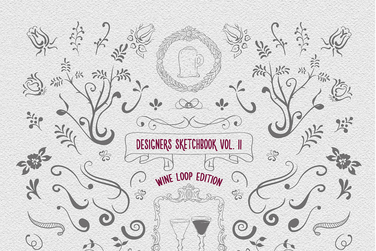 BIG BUNDLE 260 Handsketched Vectors, a Decorative Illustration by RSQB (Photo 2 of 5)