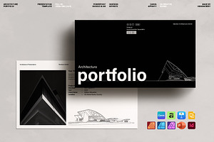 Architecture Portfolio Template, a Presentation Template by DesignCrest