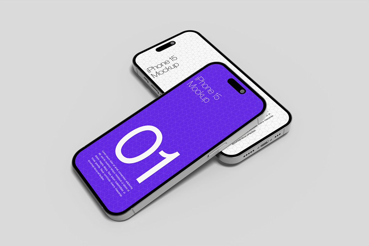 Iphone 15 Pro Max Mockup, an iPhone Mockup by Symie Design (Photo 1 of 3)