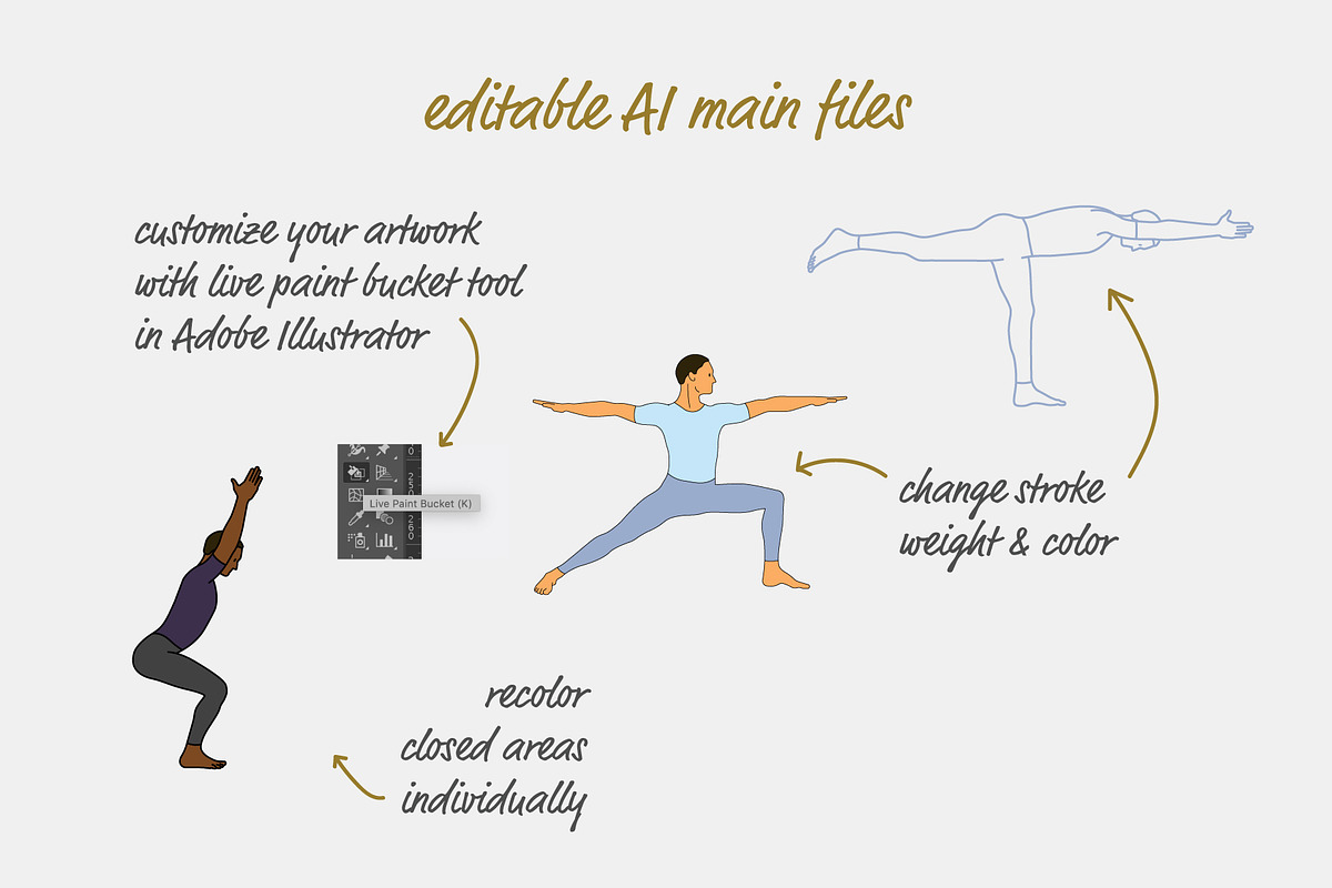 35 Male Yogis, an Illustration by pkahraman (Photo 2 of 3)