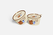 Ice Cream Cup Mockup, a Product Mockup by MrLetters (Thumbnail 4 of 5)
