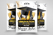 Graduation Party Flyer Template, a Flyer Template by Design Up (Thumbnail 1 of 2)