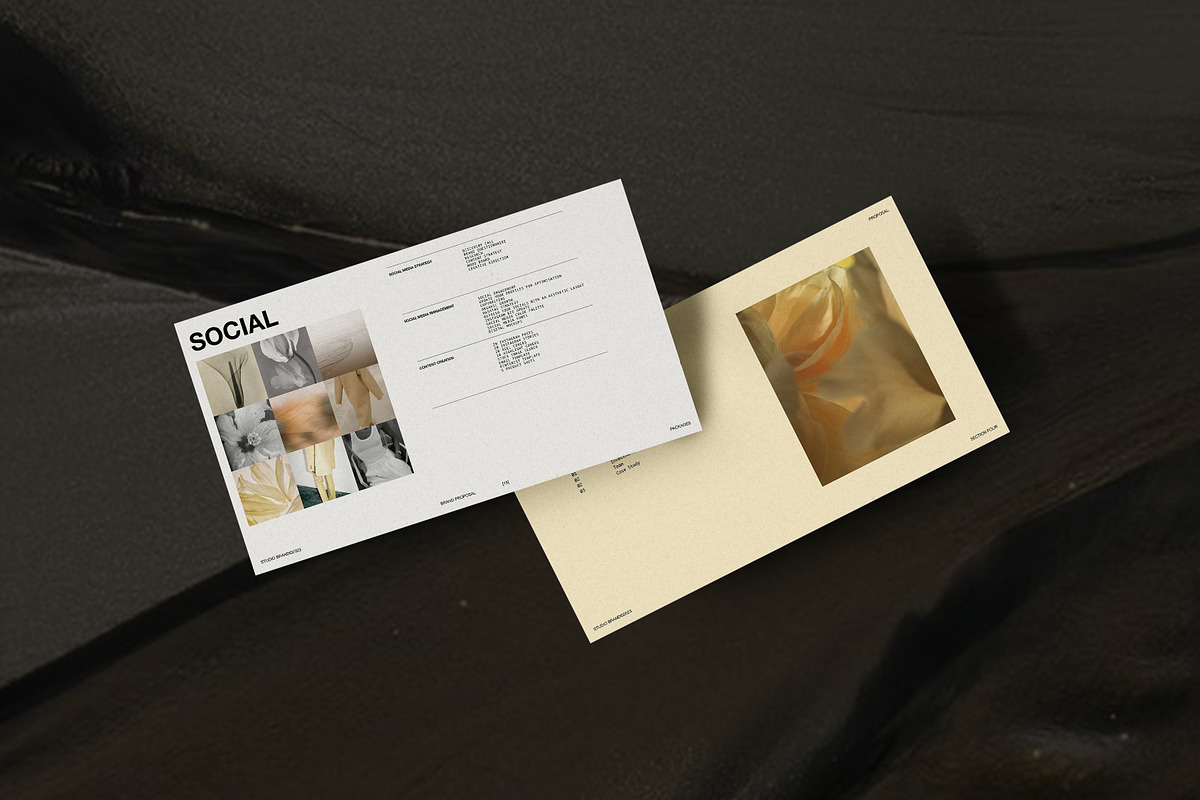 BLEU | Brand Proposal, a Magazine Template by Studio Brand (Photo 7 of 13)