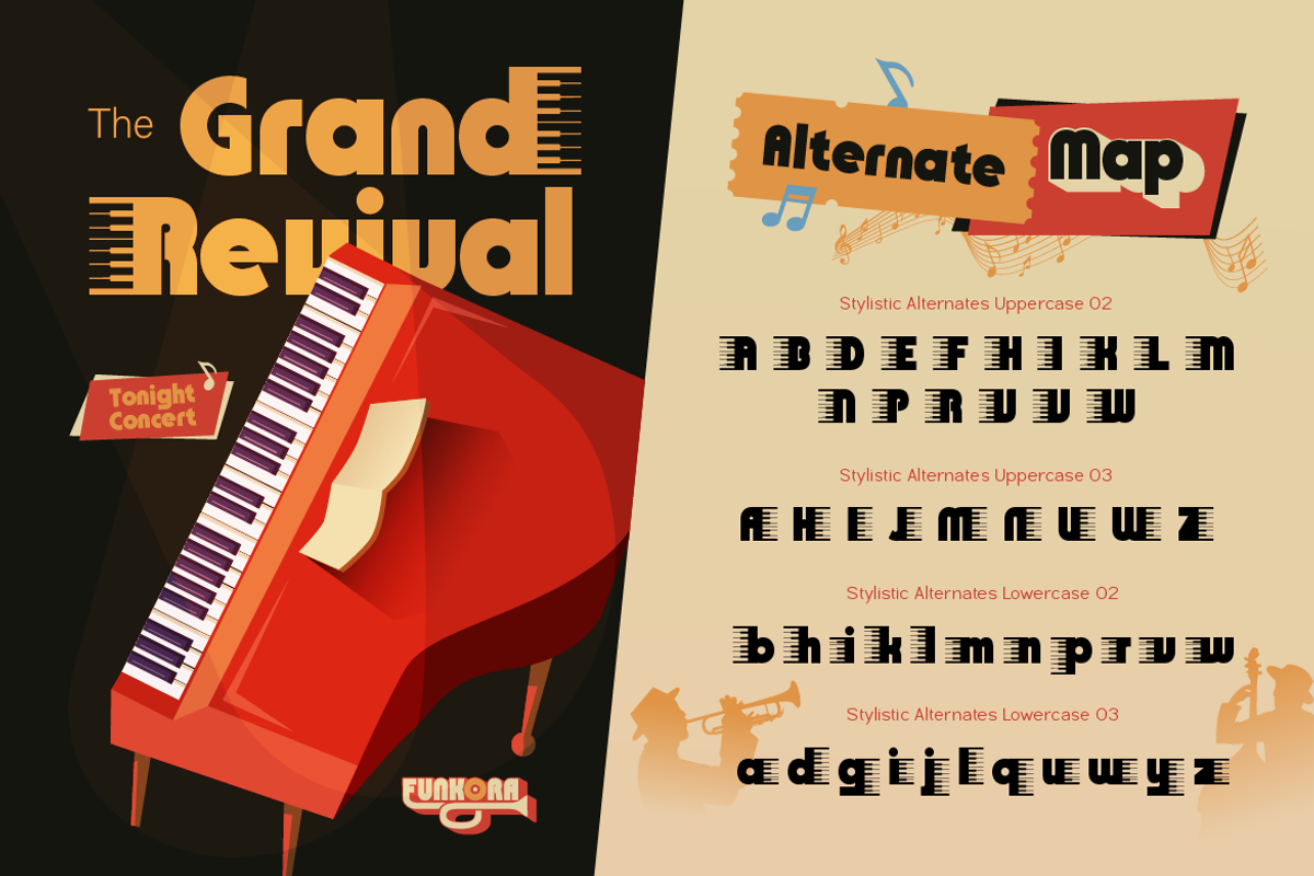 Funkora, a Sans Serif Font by Artisan Themes (Photo 6 of 11)